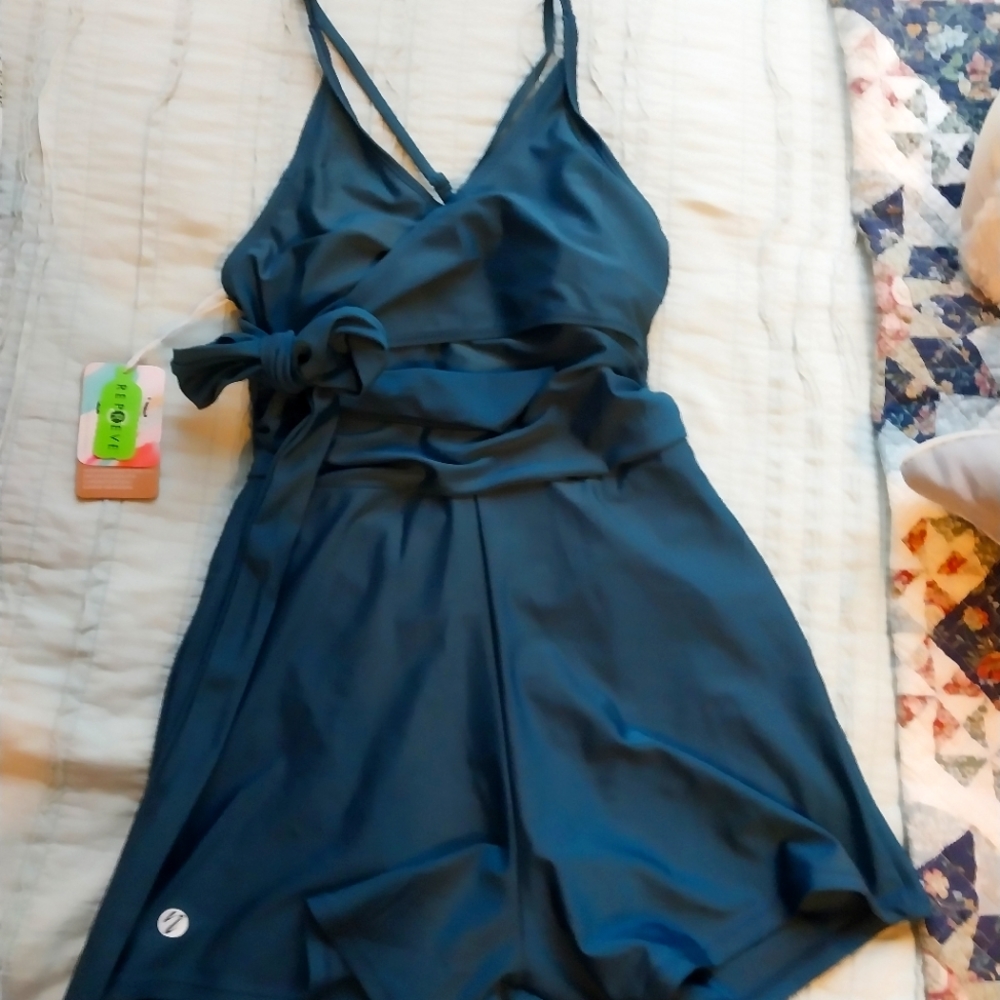 Nani swimwear swim romper blue S